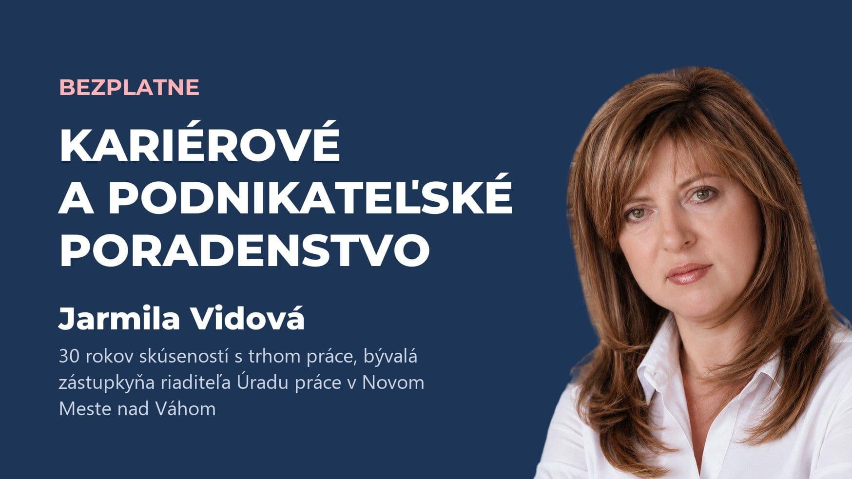 Bezplatné kariérové a podnikateľské poradenstvo každú stredu